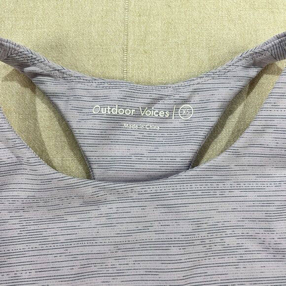 Outdoor Voices Space Dye Purple Sports Bra XS - Picture 3 of 7